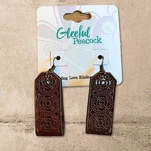 Metal earrings